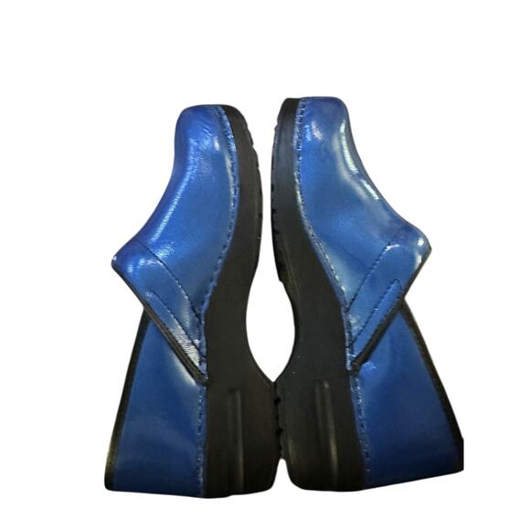Sanita Blue Professional Leather Danish Clogs Size EU41 /US 9.5 - Picture 6 of 8